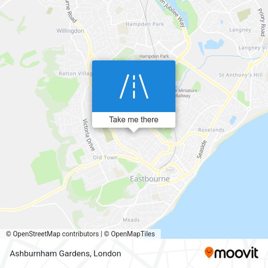 Ashburnham Gardens map