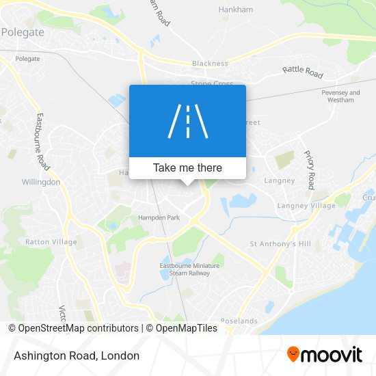 Ashington Road map