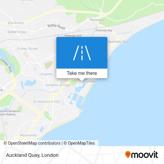 Auckland Quay map
