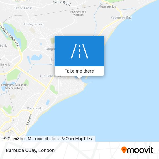 Barbuda Quay map