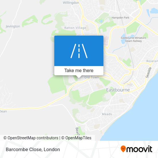 Barcombe Close map