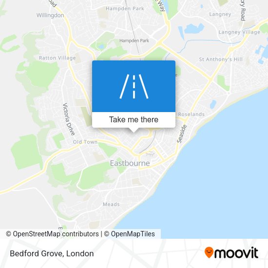Bedford Grove map