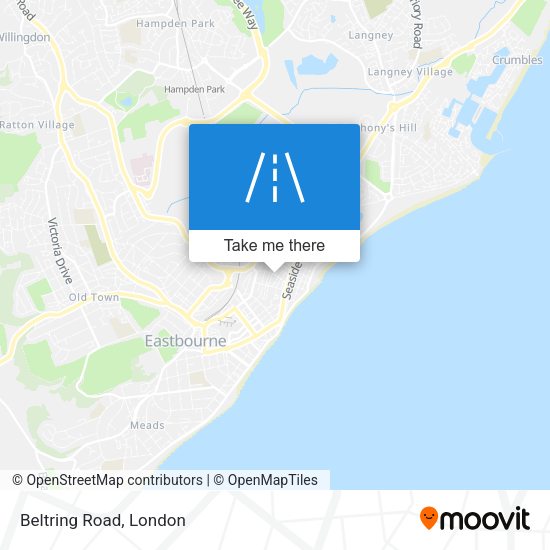 Beltring Road map