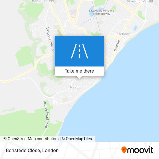Beristede Close map