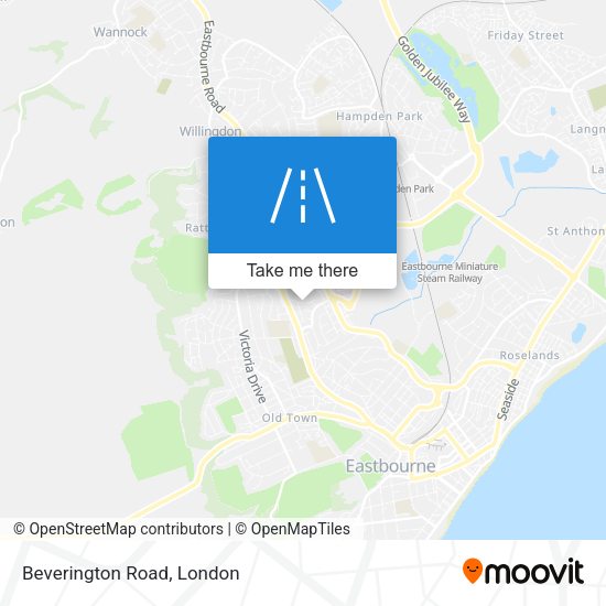 Beverington Road map