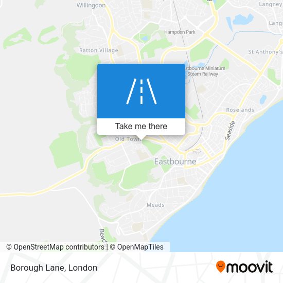 Borough Lane map