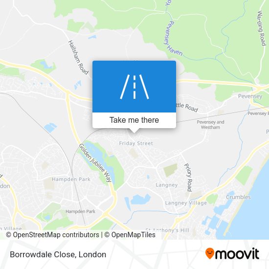 Borrowdale Close map