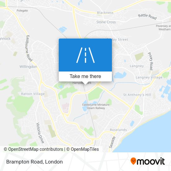 Brampton Road map