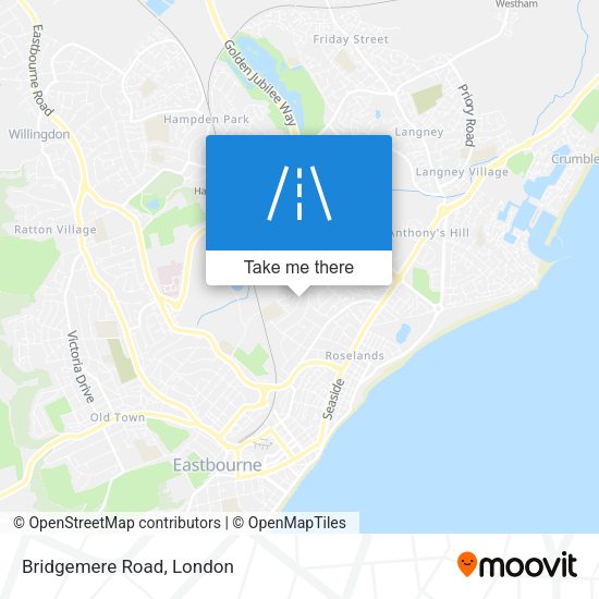 Bridgemere Road map