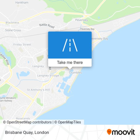 Brisbane Quay map