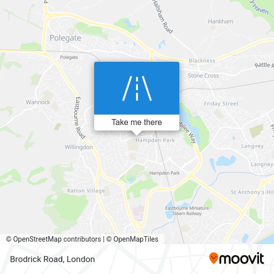 Brodrick Road map