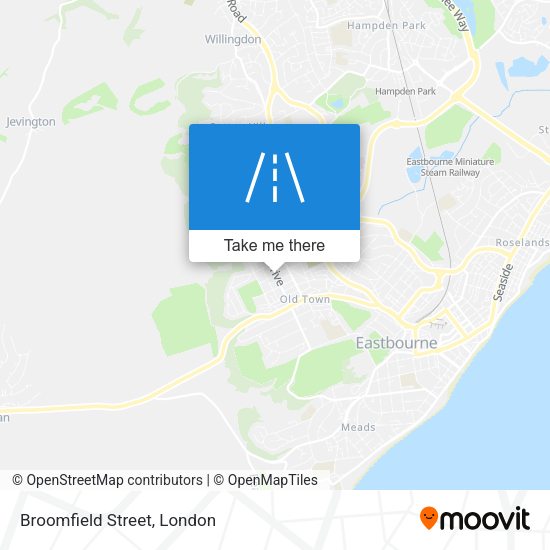 Broomfield Street map