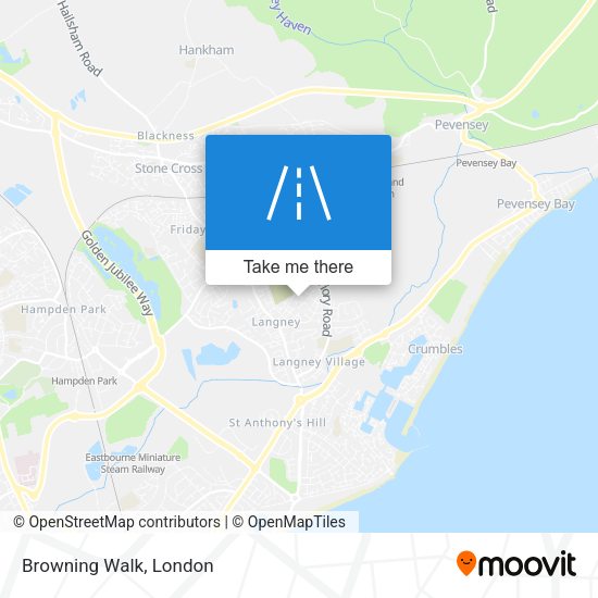 Browning Walk map