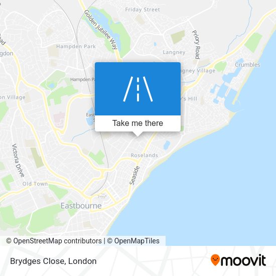 Brydges Close map