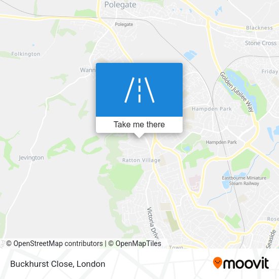 Buckhurst Close map