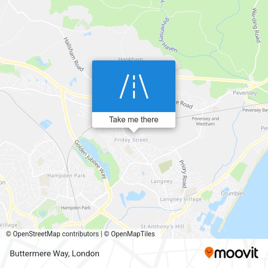 Buttermere Way map