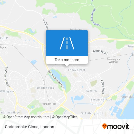 Carisbrooke Close map