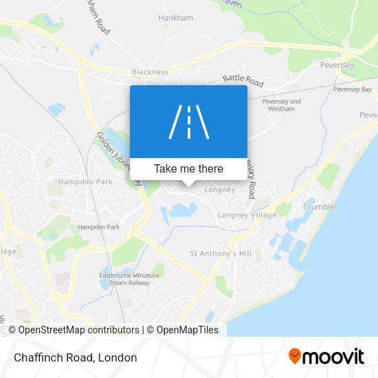 Chaffinch Road map