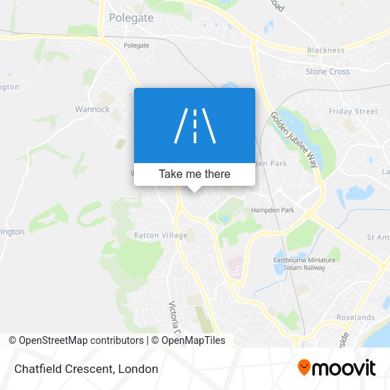 Chatfield Crescent map