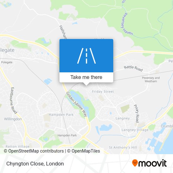 Chyngton Close map