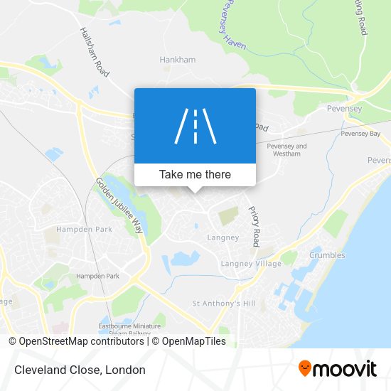 Cleveland Close map
