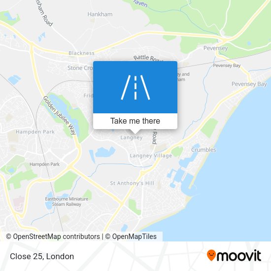 Close 25 map