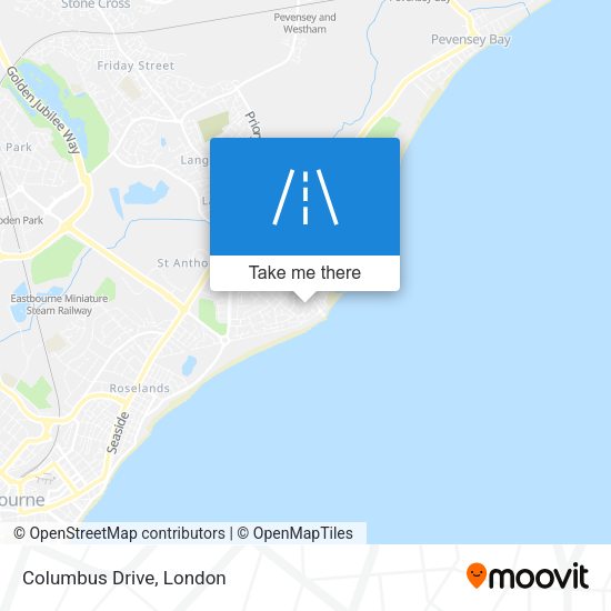 Columbus Drive map