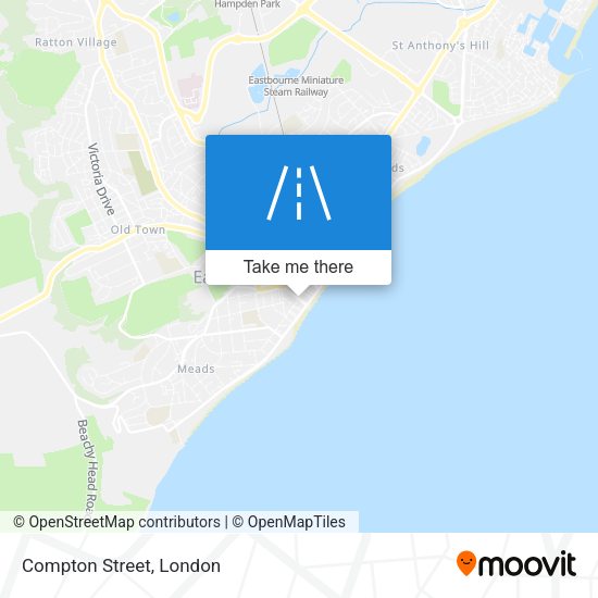Compton Street map