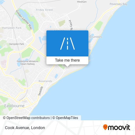 Cook Avenue map