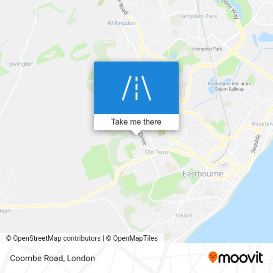 Coombe Road map