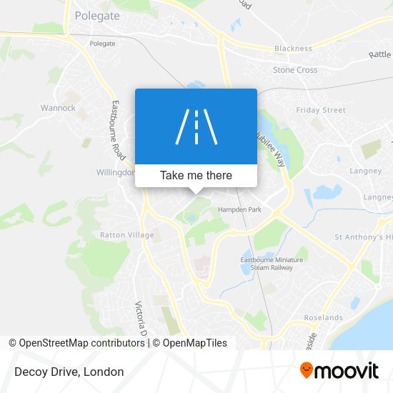 Decoy Drive map