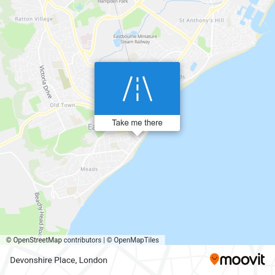 Devonshire Place map