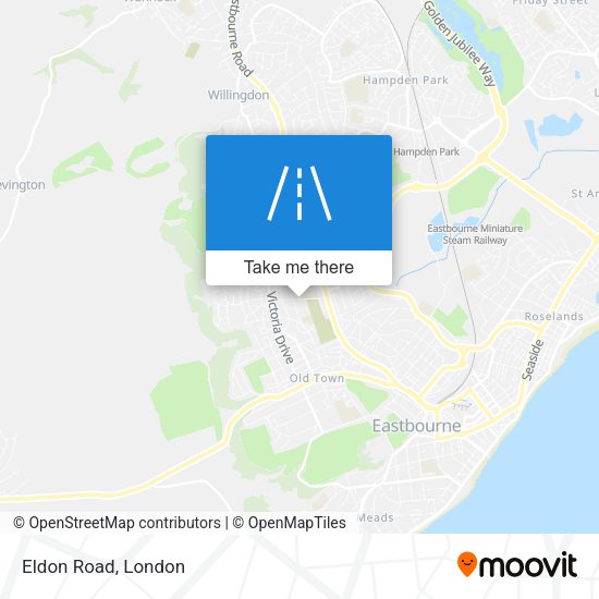 Eldon Road map