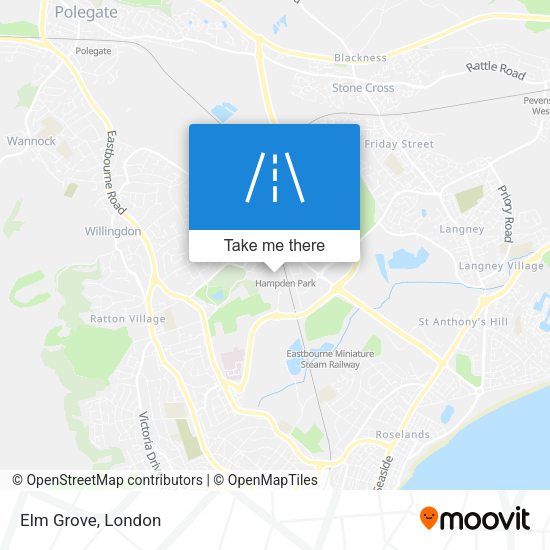 Elm Grove map
