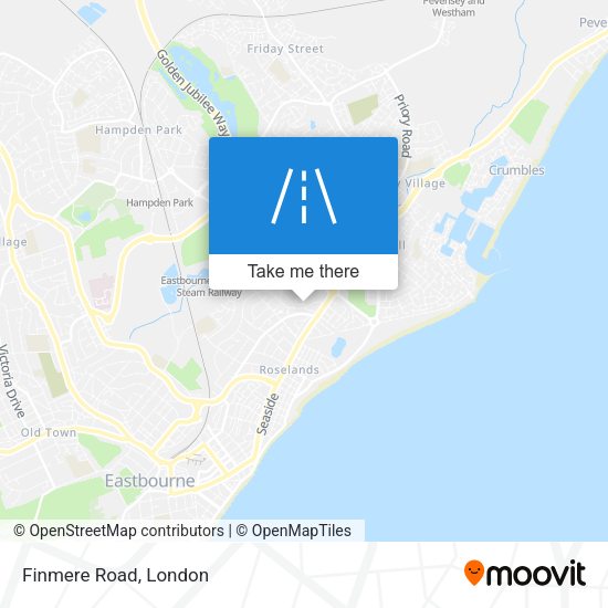 Finmere Road map