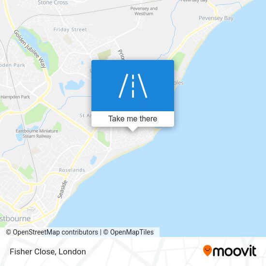 Fisher Close map