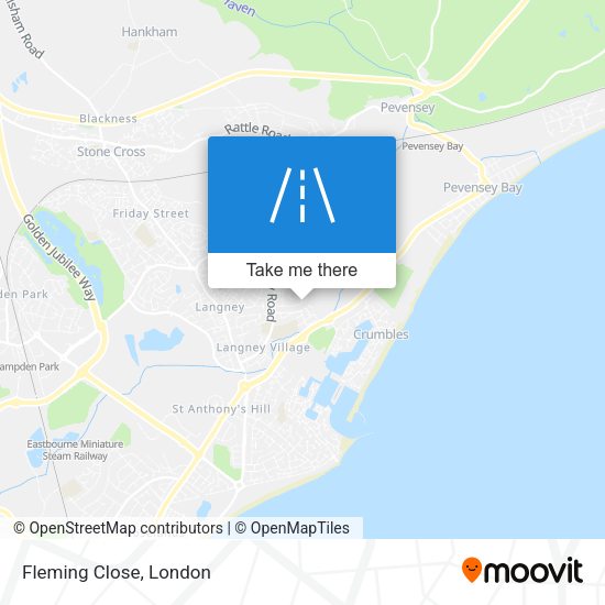 Fleming Close map