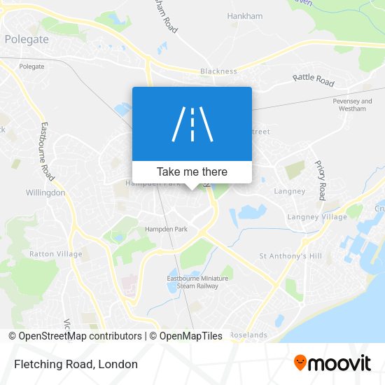 Fletching Road map