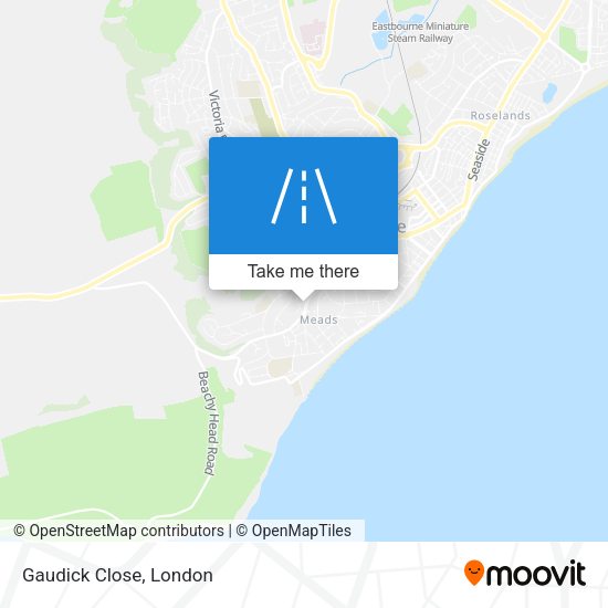Gaudick Close map