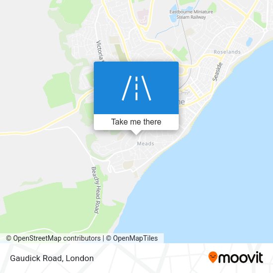 Gaudick Road map