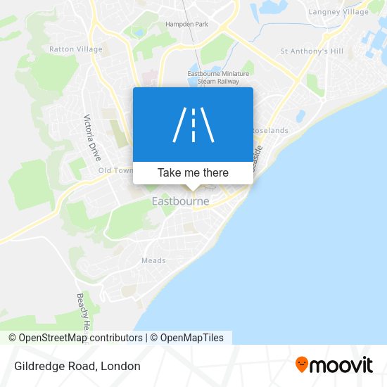 Gildredge Road map