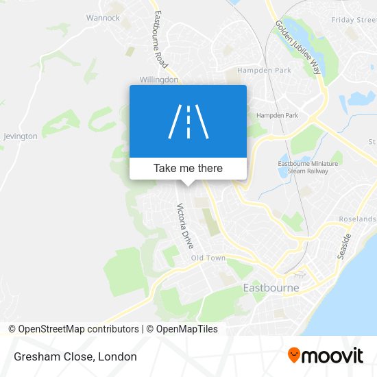 Gresham Close map
