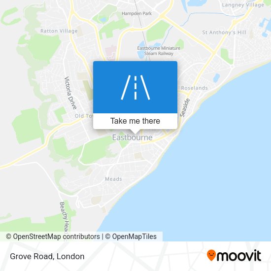 Grove Road map