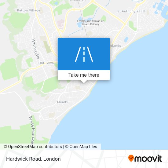 Hardwick Road map