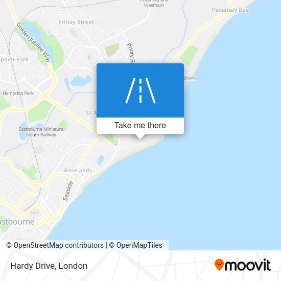 Hardy Drive map