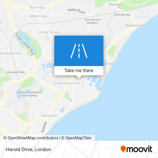 Harold Drive map