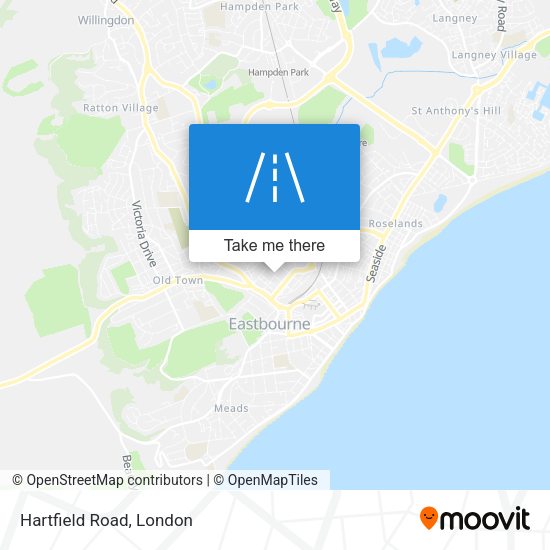 Hartfield Road map