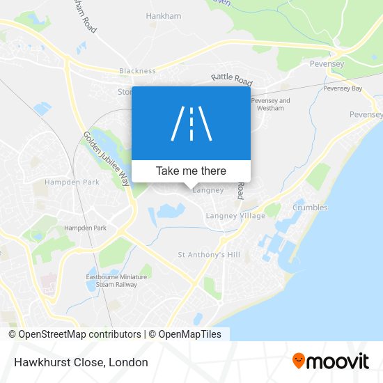 Hawkhurst Close map