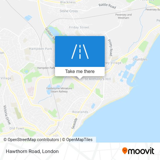 Hawthorn Road map