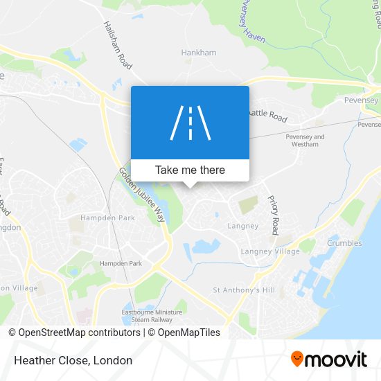 Heather Close map